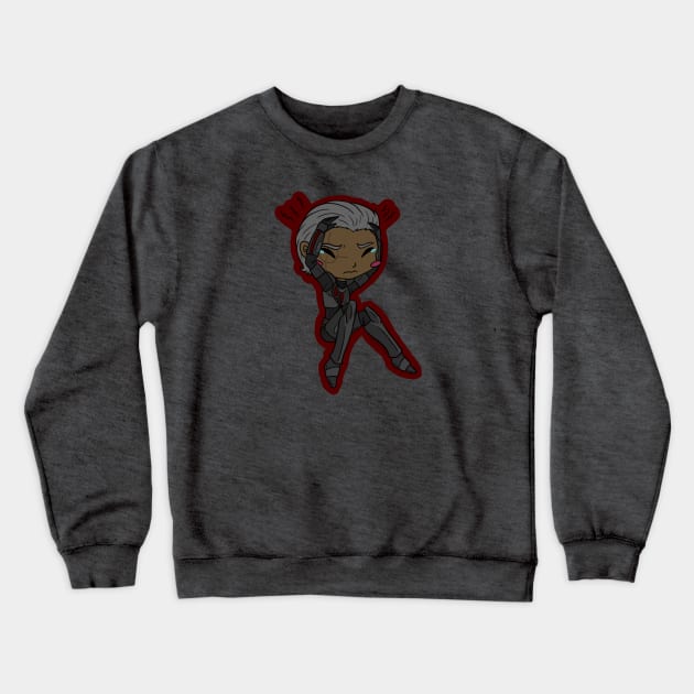 His Head Hurts! Crewneck Sweatshirt by One Creative Ginger